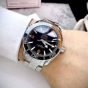 Đồng Hồ Omega Fake Cao Cấp Máy Cơ Nhật Seamaster Planet Ocean Dây Thép 43mm (1)