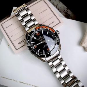 Đồng Hồ Omega Fake Cao Cấp Máy Cơ Nhật Seamaster Planet Ocean Dây Thép 43mm (1)
