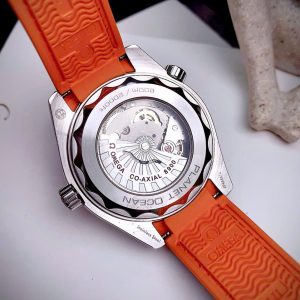 Đồng Hồ Omega Máy Cơ Nhật Fake Cao Cấp Seamaster Planet Ocean Dây Cao Su 43mm (14)