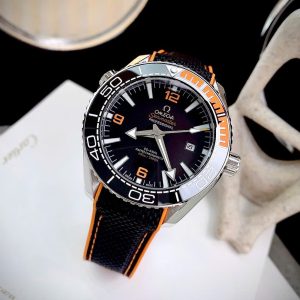 Đồng Hồ Omega Máy Cơ Nhật Fake Cao Cấp Seamaster Planet Ocean Dây Cao Su 43mm (14)