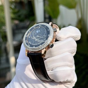 Đồng Hồ Patek Philippe Replica Cao Cấp Complications 6104R Đính Đá 44mm