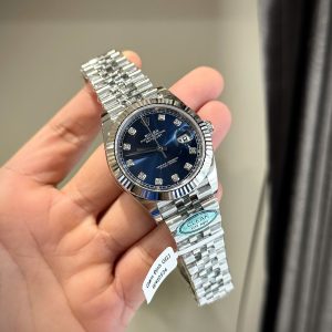 Dong Ho Rolex DateJust 126334 Che Tac Coc So Da Moissanite Xuong Clean 41mm 3