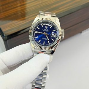 Đồng Hồ Rolex Fake Máy Cơ Automatic Nhật Mặt Xanh Dương DateJust 41mm (1)