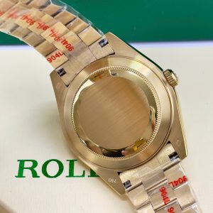 Đồng Hồ Rolex Fake Máy Cơ Nhật Automatic Day-Date Vàng Vàng 40mm (7)