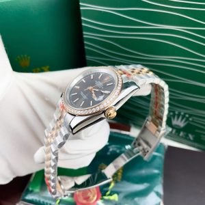 Đồng Hồ Rolex Giá Rẻ Máy Cơ Nhật Đính Đá Fake Cao Cấp DateJust 38-41mm (6)