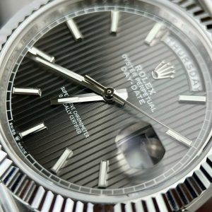 Đồng Hồ Rolex Nam Rep 11 Day-Date 228236 Nhà Máy GM Mặt Số Xám 40mm (1)