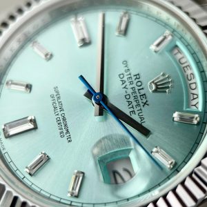 Đồng Hồ Rolex Nam Replica Day-Date 228236 Nhà Máy GM Mặt Xanh băng 40mm (1)