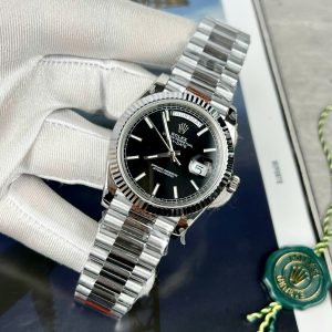 Đồng Hồ Rolex Replica 11 Day-Date 228236 Mặt Số Đen Nhà Máy GM 40mm (6)