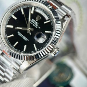 Đồng Hồ Rolex Replica 11 Day-Date 228236 Mặt Số Đen Nhà Máy GM 40mm (6)