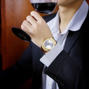 Đồng Hồ Salvatore Ferragamo F80 Classic Màu Nâu Máy Pin Thuỵ Sỹ Like Auth 40mm (3)