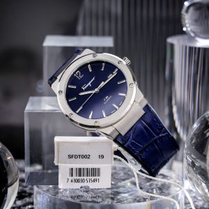 Đồng Hồ Salvatore Ferragamo F80 Classic Màu Xanh Dương Replica Thuỵ Sỹ 40mm (2)