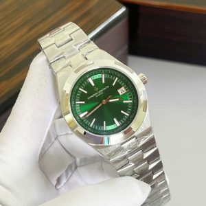 Đồng Hồ Vacheron Constantin Overseas Mặt Xanh Lá Cây Fake Máy Nhật 41mm (1)