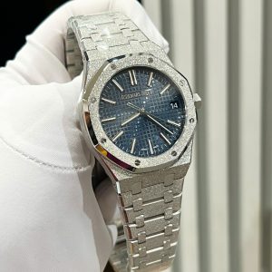 Đồng Hồ Audemars Piguet Royal Oak 15510ST Frosted Gold Mặt Xanh Xưởng APS 41mm (1)