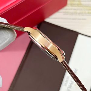 Đồng Hồ Cartier Driver Automatic Máy Cơ Nhật Fake Cao Cấp Màu Nâu 41mm (4)