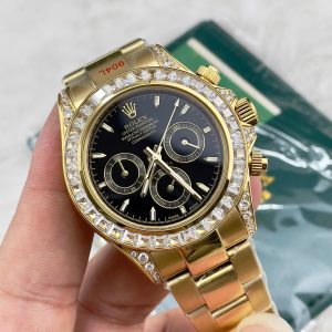 Đồng Hồ Nam Rolex Daytona Fake Máy Cơ Nhật Dây Kim Loại Giá Rẻ 40mm (1)
