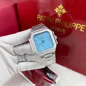 Đồng Hồ Patek Philippe Automatic Nam Mặt Xanh Băng Máy Nhật Nautilus 5821 41mm (4)