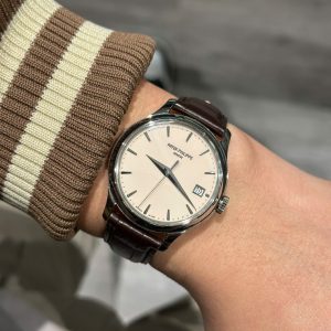 Đồng Hồ Patek Philippe Calatrava 5227 Nam Dây Da Màu Nâu Chế Tác Xưởng 3K 38mm (3)