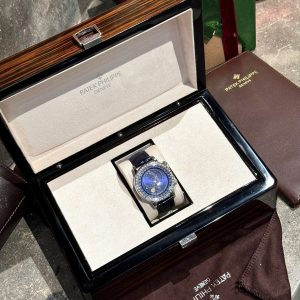 Đồng Hồ Patek Philippe Complications 6104G Đính Đá Moissanite Hong Kong 44mm (8)