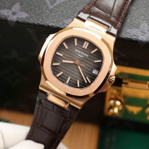 Đồng Hồ Patek Philippe Nautilus 5711 Vàng Hồng Mặt Số Xám Xưởng 3K 40mm (9)