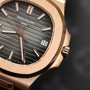 Đồng Hồ Patek Philippe Nautilus 5711 Vàng Hồng Mặt Số Xám Xưởng 3K 40mm (9)
