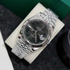 Đồng Hồ Rolex DateJust 126334 Fake Cao Cấp Mặt Số Wimbledon 41mm (3)