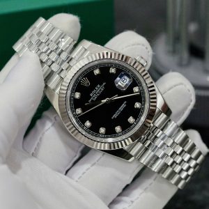 Đồng Hồ Rolex DateJust 126334 Fake Thụy Sỹ Máy Cơ Automatic Mặt Đen 41mm (1)