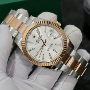 Đồng Hồ Rolex DateJust Super Fake Máy Cơ Thuỵ Sỹ Dây Oyster 41mm (3)