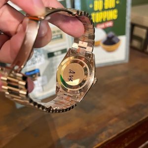 Đồng Hồ Rolex Day-Date 228235 Mặt Số Chocolate Nhà Máy QF 185 Grams 40mm (9)