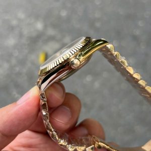 Đồng Hồ Rolex Nam Rep 11 Day-Date 228235 Mặt Số Chocolate Xưởng GM 178 Grams 40mm (1)