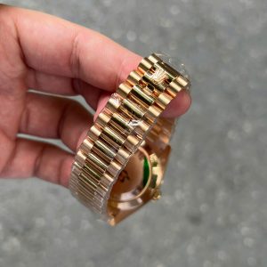 Đồng Hồ Rolex Nam Rep 11 Day-Date 228235 Mặt Số Chocolate Xưởng GM 178 Grams 40mm (1)