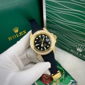Đồng Hồ Rolex Submariner Máy Cơ Automatic Nhật Dây Cao Su 40mm (1)