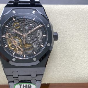 Đồng Hồ Audemars Piguet Chế Tác Vỏ Gốm Royal Oak 15416CE Skeleton Nhà Máy THB 41mm (10)