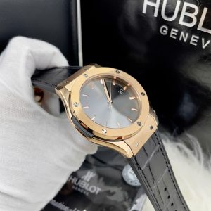 Đồng Hồ Hublot Fake Cao Cấp ZF Nhật Màu Vàng King Gold Máy Miyota 8215 42mm (1)