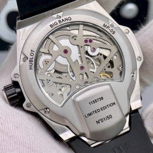 Đồng Hồ Hublot MP-06 Nam Đính Đá Dây Cao Su Fake Cao Cấp 45mm (2)