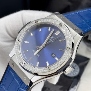 Đồng Hồ Hublot ZF Nhật Mặt Số Xám Fake Cao Cấp Máy Miyota 8215 42mm (1)