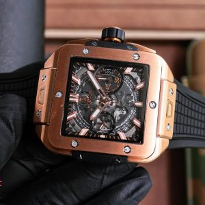 Đồng Hồ Hublot Square Bang Unico King Gold Replica Nhà Máy BBF 42mm (9)