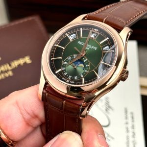 Đồng Hồ Patek Philippe Rep 11 Complications 5205G Mặt Xanh Lá Cây 40mm (1)