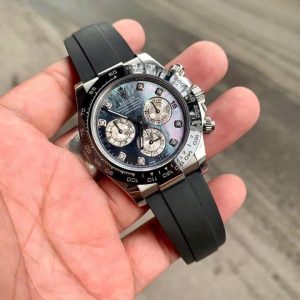 Đồng Hồ Rolex Daytona Chế Tác Mặt Số Tím Cọc Số Moissanite Cao Cấp Nhất 40mm (1)