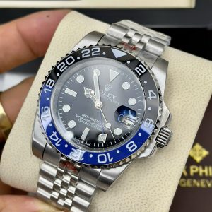 Đồng Hồ Rolex Fake Nhật GMT Master II Batgirl Máy Cơ Automatic 40mm (6)