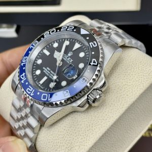Đồng Hồ Rolex Fake Nhật GMT Master II Batgirl Máy Cơ Automatic 40mm (6)