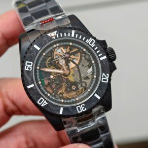 Đồng Hồ Rolex Submariner Skeleton Replica Cao Cấp Vỏ Gốm 40mm