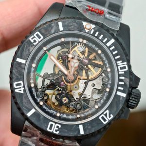 Đồng Hồ Rolex Submariner Skeleton Replica Cao Cấp Vỏ Gốm 40mm