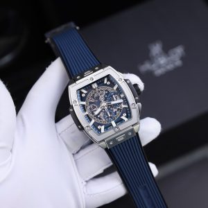 Đồng Hồ Hublot Replica 11 Spirit Of Big Bang Titanum Màu Xanh Blue 44mm (2)