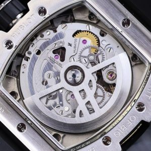 Đồng Hồ Hublot Replica 11 Spirit Of Big Bang Titanum Viền Gốm Xanh 44mm (2)