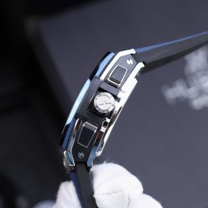 Đồng Hồ Hublot Replica 11 Spirit Of Big Bang Titanum Viền Gốm Xanh 44mm (2)