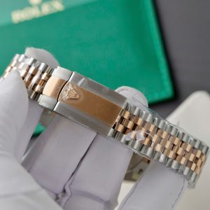 Dong Ho Nam Rolex DateJust Super Fake Cao Cap Mat Chocolate May Thuy Sy 41mm 1