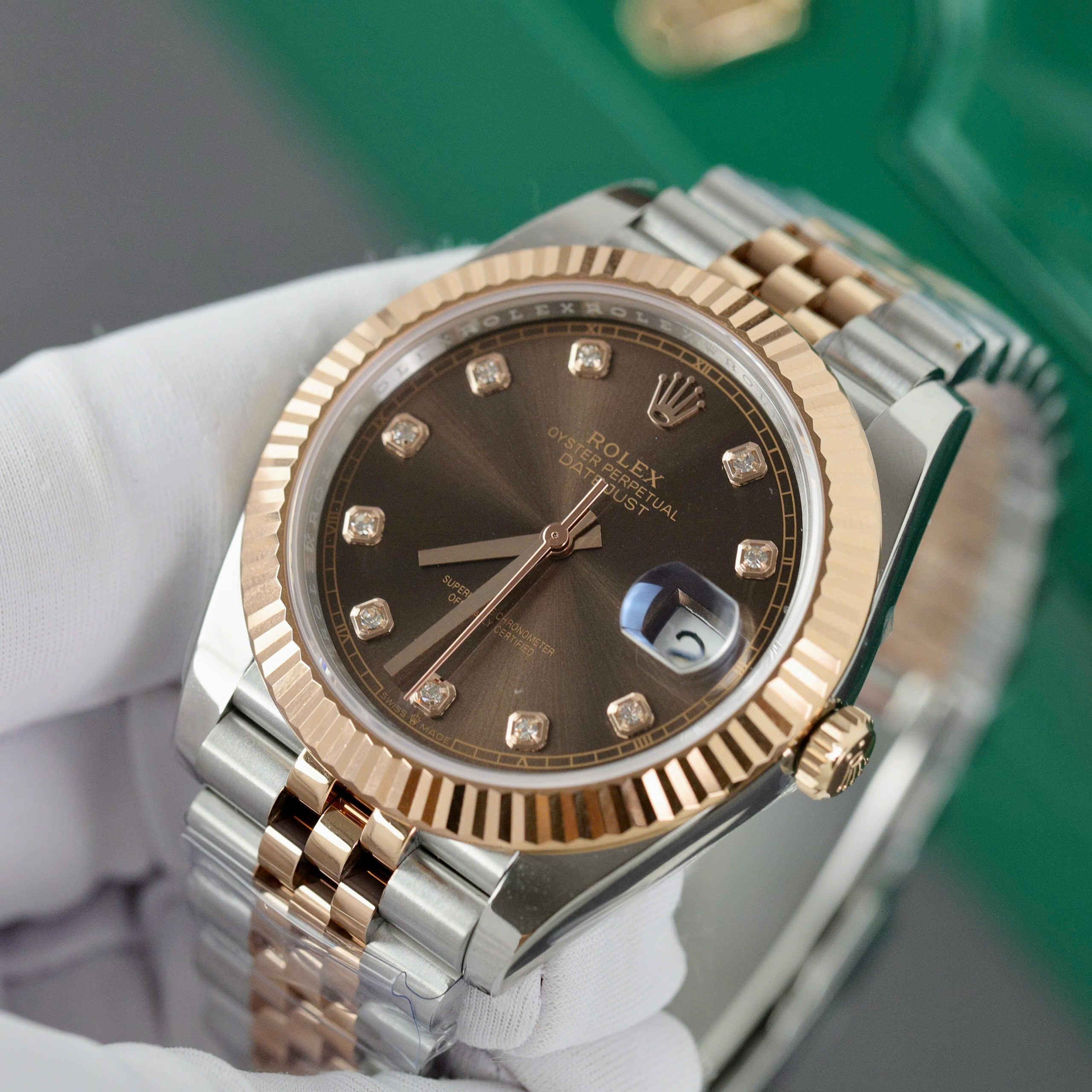 Đồng Hồ Nam Rolex DateJust Super Fake Cao Cấp Mặt Chocolate Máy Thuỵ Sỹ 41mm (3) Dong Ho Nam Rolex DateJust Super Fake Cao Cap Mat Chocolate May Thuy Sy 41mm 3