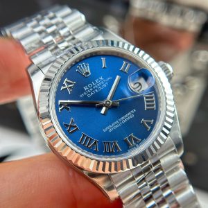 Đồng Hồ Nữ Rolex Rep 11 DateJust Mặt Xanh Dương Nhà Máy THB 31mm (4)