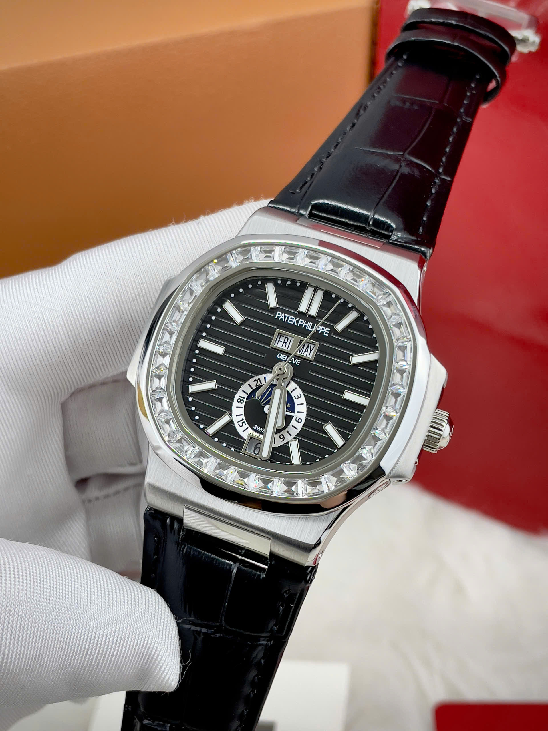 Đồng Hồ Patek Philippe Automatic Nam Fake Máy Cơ Nhật Nautilus 5726 40mm (4) Đồng Hồ Patek Philippe Automatic Nam Fake Máy Cơ Nhật Nautilus 5726 40mm (4)