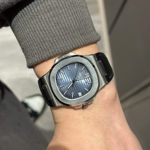 Đồng Hồ Patek Philippe Nautilus 5711 Mặt Xanh Blue Replica Xưởng 3K 40mm (3)